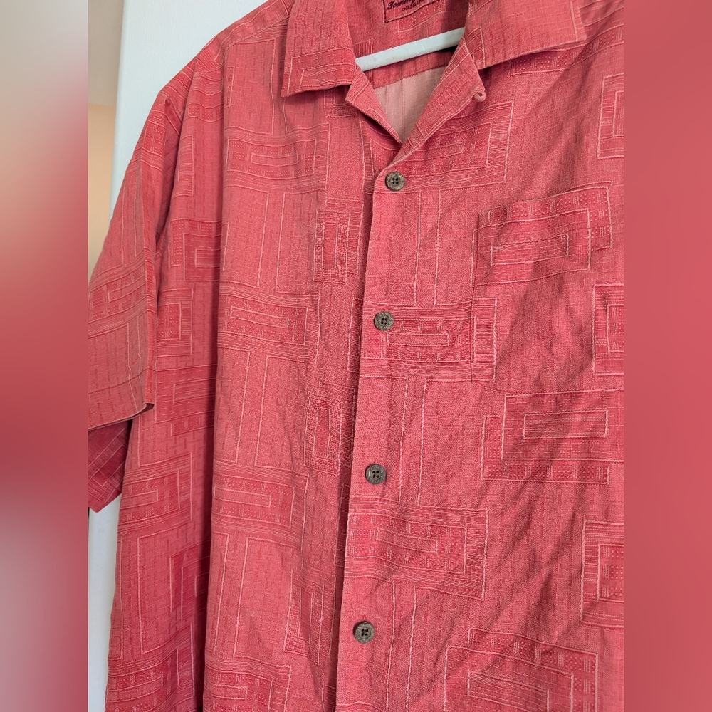 Tommy Bahama Men's Coral Short Sleeve Shirt Jacket